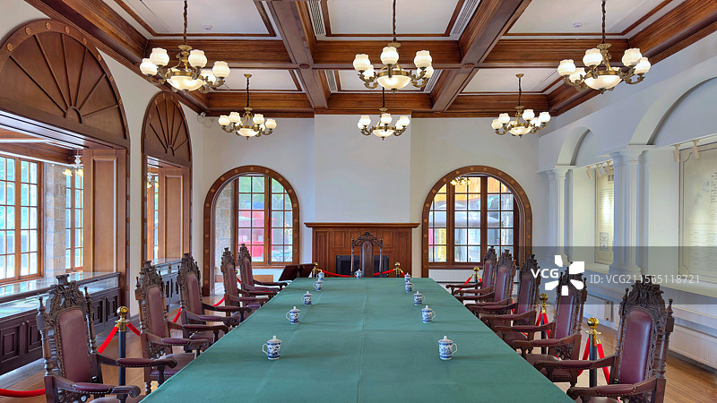 莫干山武陵村会议厅图片素材