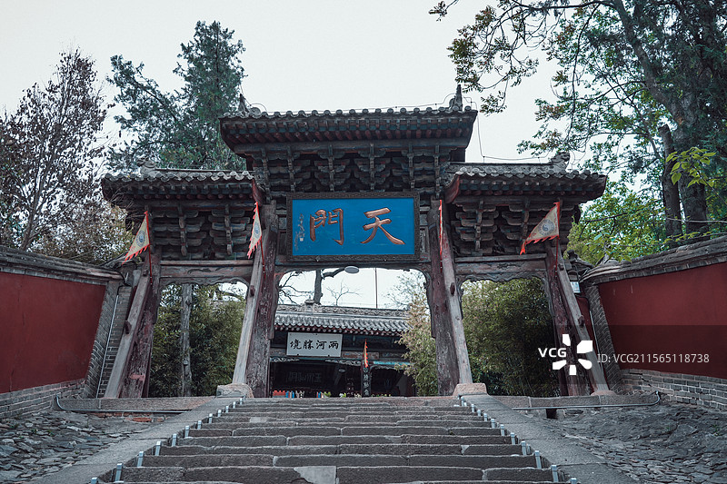 天水玉泉观图片素材