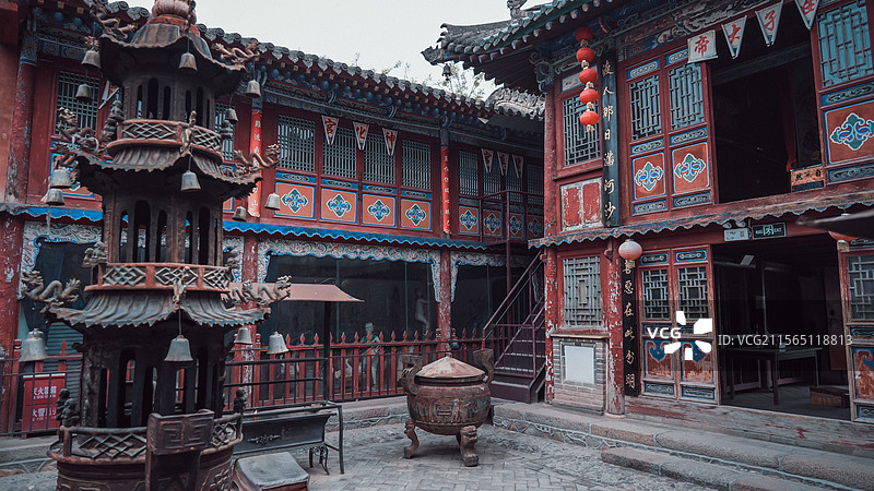 天水玉泉观图片素材