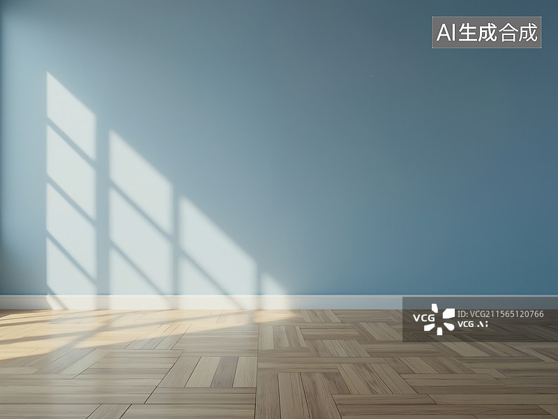 【AI数字艺术】阳光洒落的房间图片素材