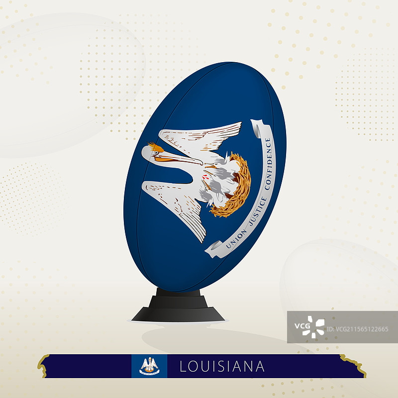 路易斯安那州的橄榄球放在橄榄球踢球架上图片素材