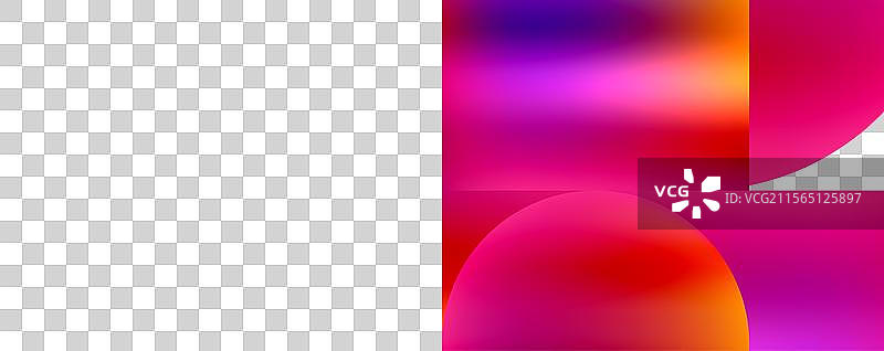 霓虹色彩的几何形状图片素材