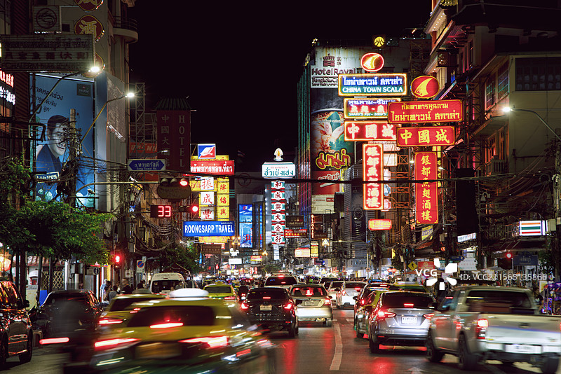泰国曼谷唐人街图片素材