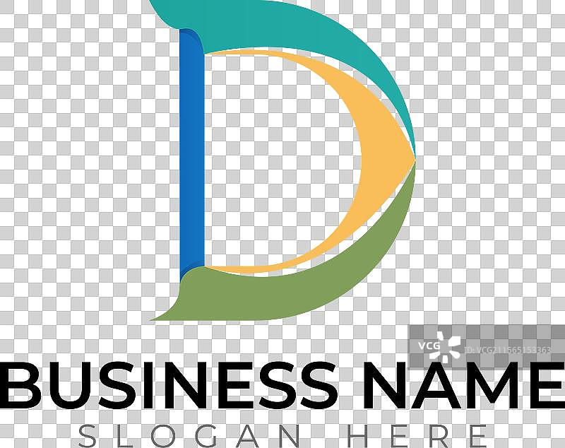 字母D的标志图片素材