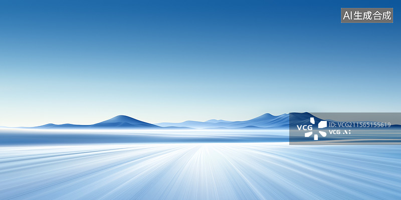 【AI数字艺术】纯净简洁的科技场景图片素材