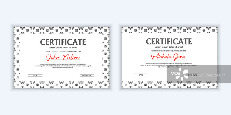 证书卡证书模板图片素材