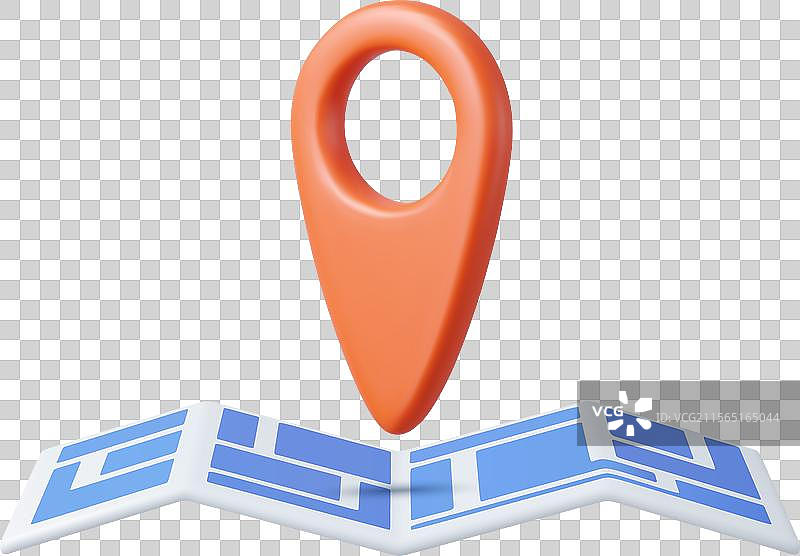 3D地图图钉图片素材