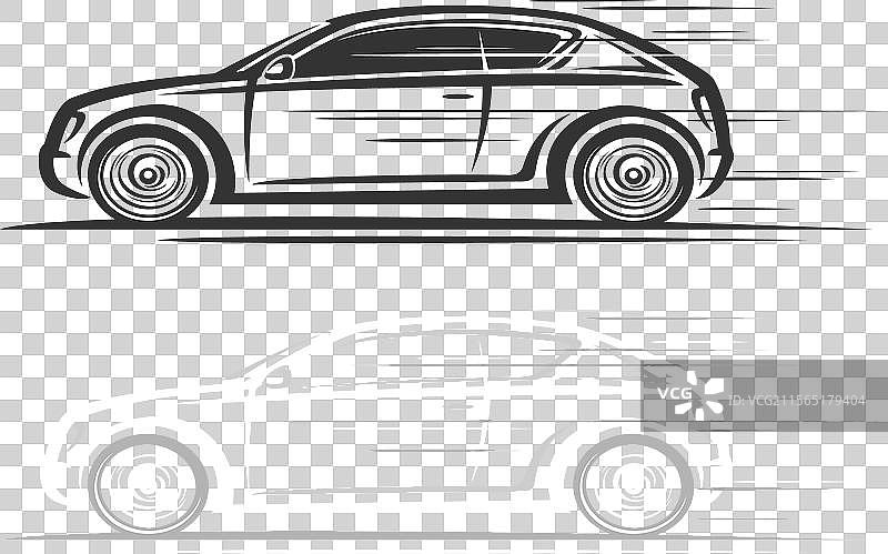 掀背车的标志图片素材