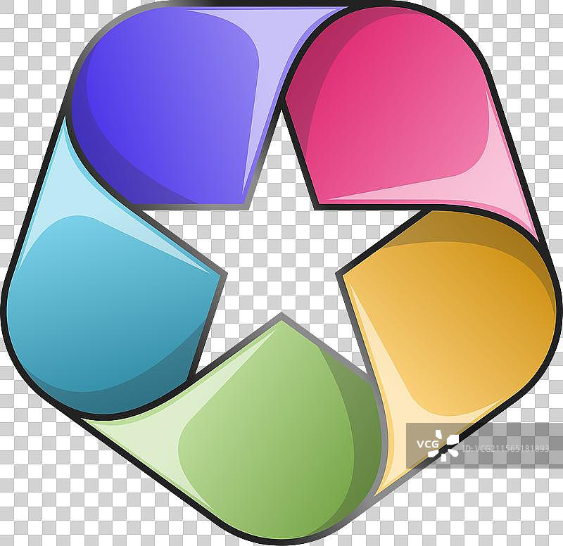 抽象的星形图案图片素材