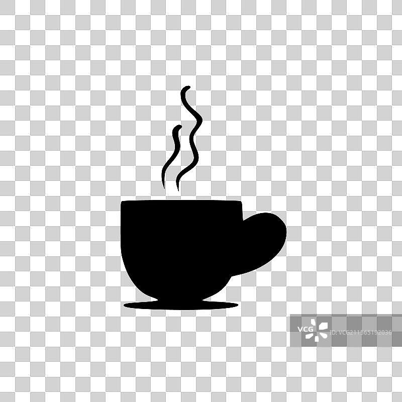 茶 - 极简和扁平化的标志图片素材