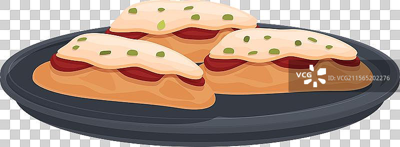 三种意式开胃小菜的拼盘图片素材