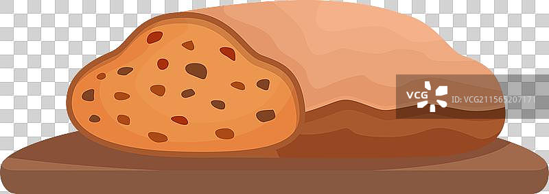 卡通全麦面包条图片素材