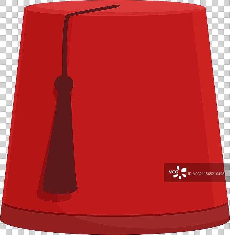 卡通红色费斯帽图片素材