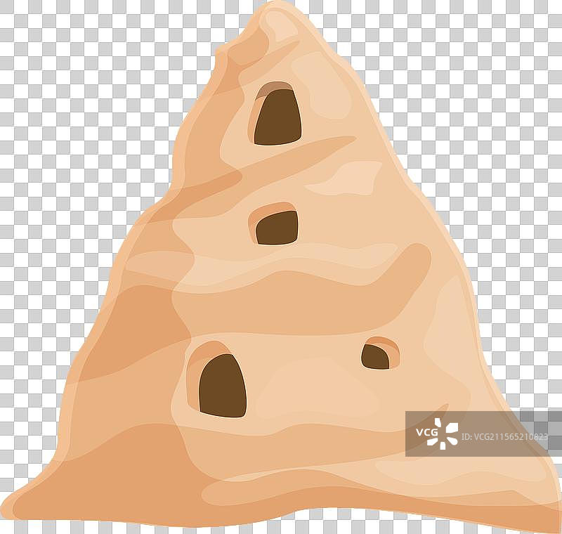 沙漠蚂蚁丘的卡通画图片素材