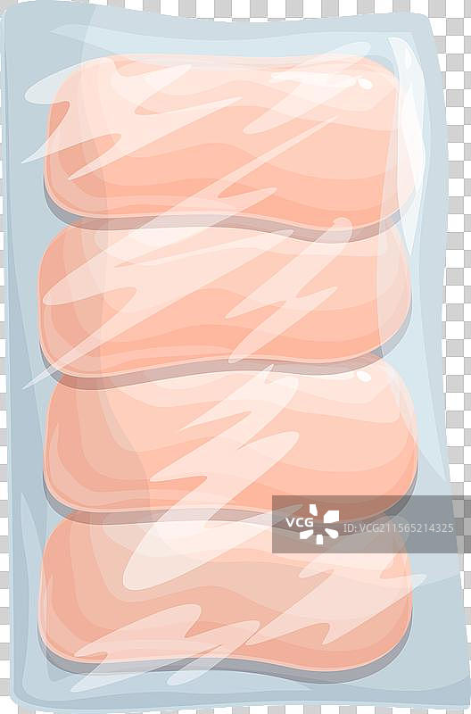 真空包装鸡胸肉图片素材