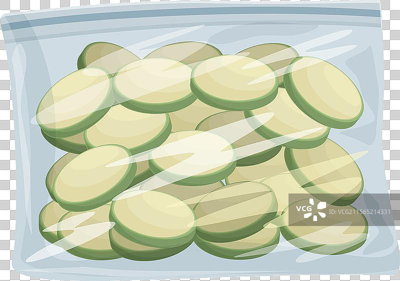 真空封装的绿色开心果袋图片素材