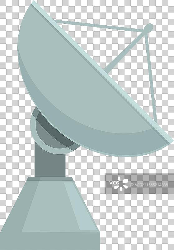 理想化的风格化卫星天线图形图片素材