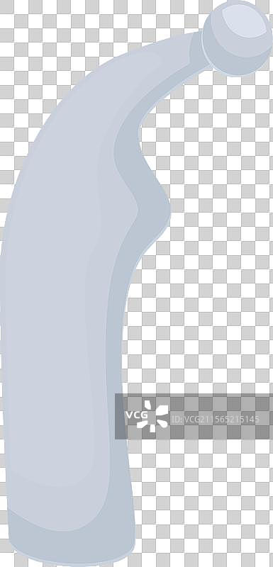 风格化的灰色喷雾瓶图形图片素材