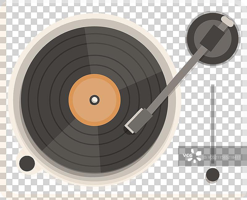 复古黑胶唱片播放器图片素材