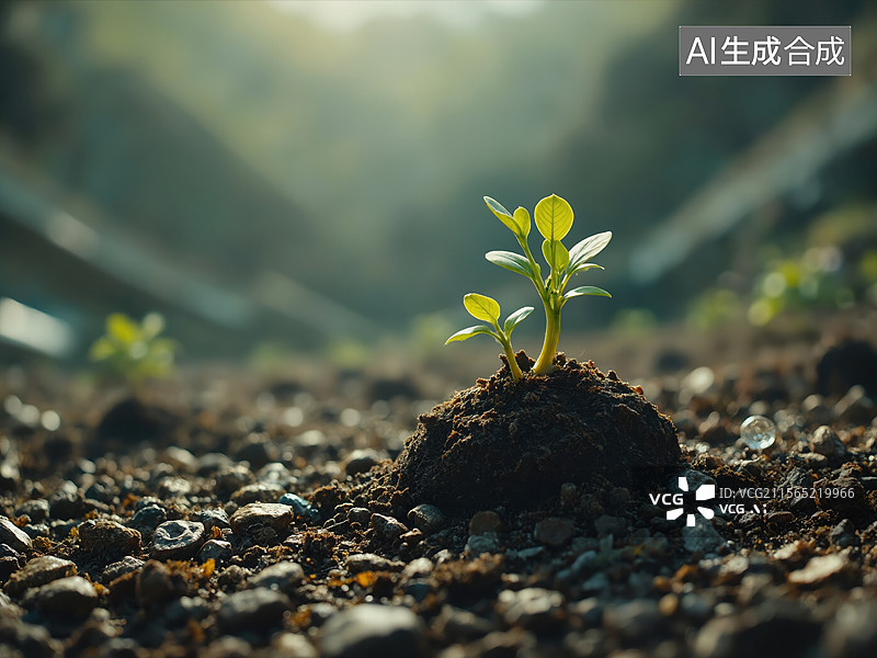 【AI数字艺术】新生希望图片素材