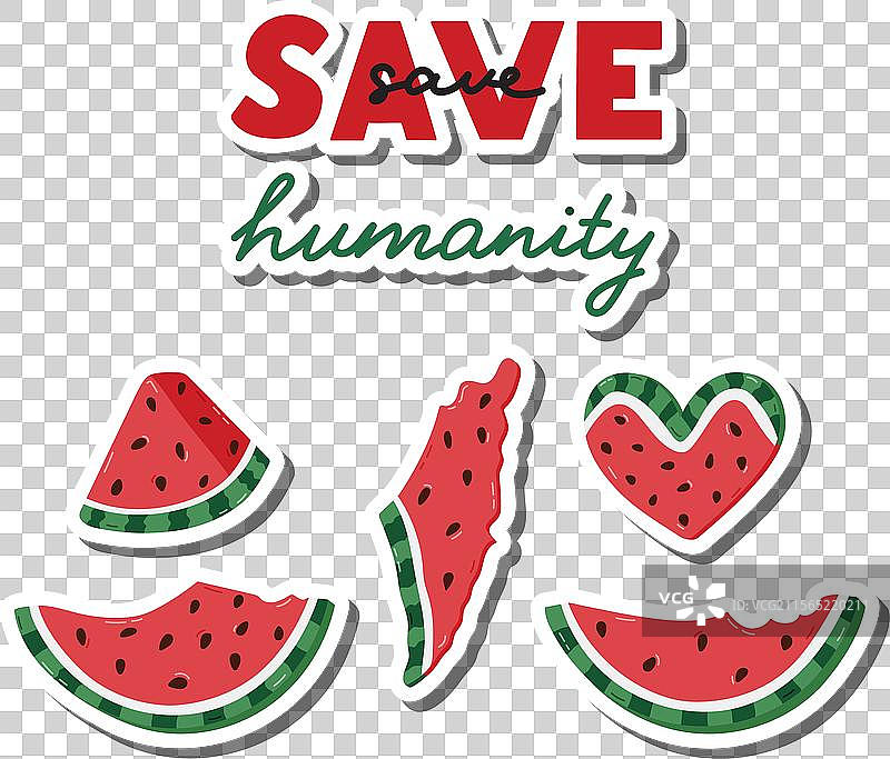 拯救人类贴纸套装，风格各异图片素材