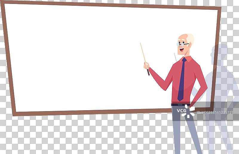 老师用手中的指示棒指向一名男子图片素材
