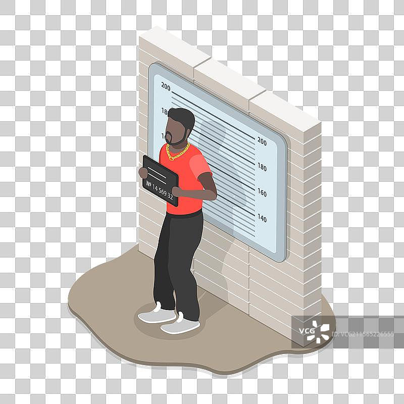 3D等距平面肖像图图片素材