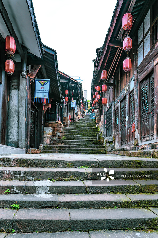 重庆石柱西沱古镇图片素材