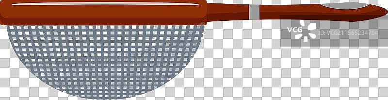 白色背景上的厨房滤网图片素材