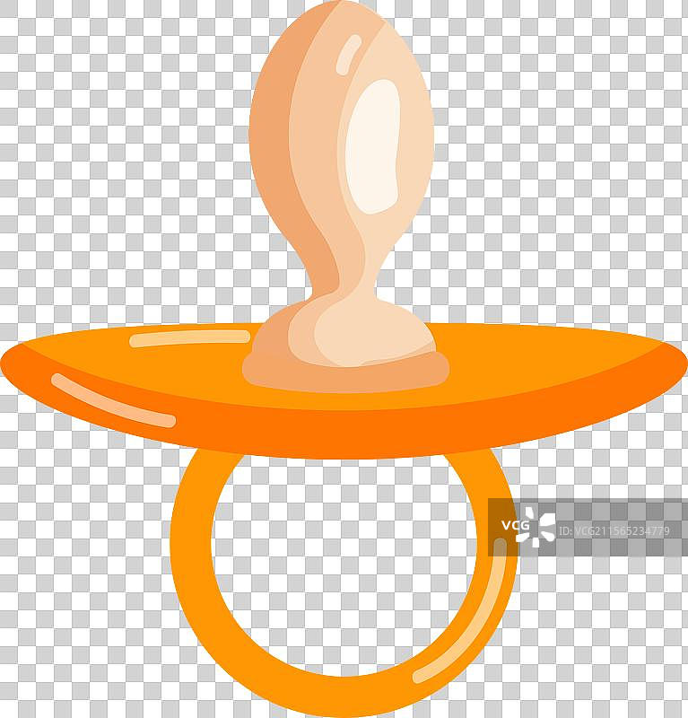 鲜艳橙色的婴儿图形图片素材