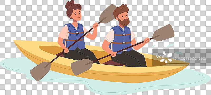 人们享受极限水上运动图片素材