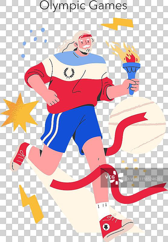 奥林匹克运动会扁平设计图片素材