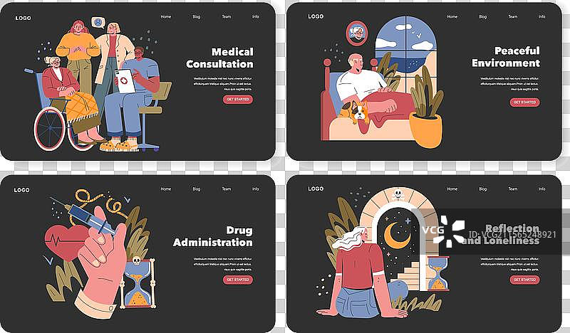 安乐死平面图图片素材