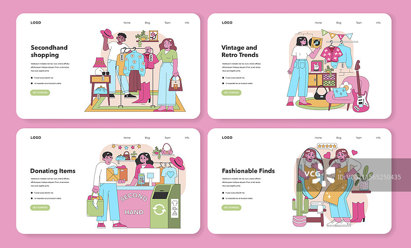 可持续风格系列图片素材