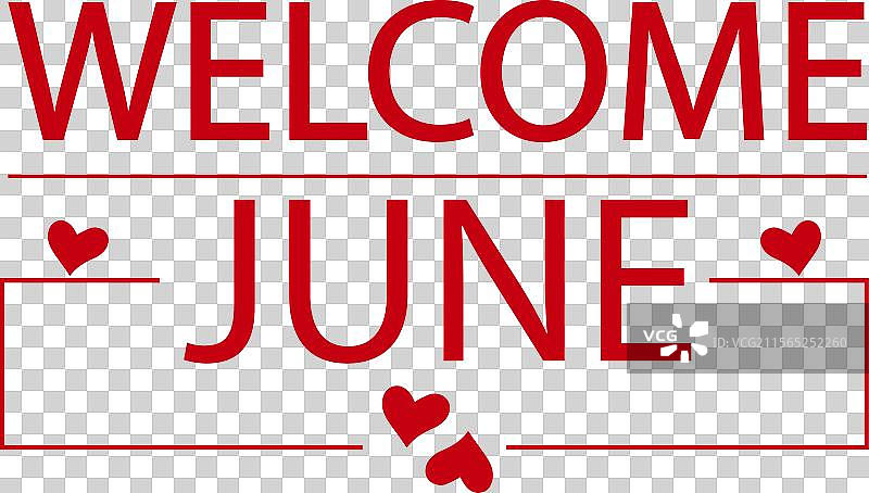 时尚而潮流的六月欢迎仪式图片素材