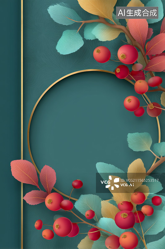 【AI数字艺术】国风山水意境三维插画背景图片素材