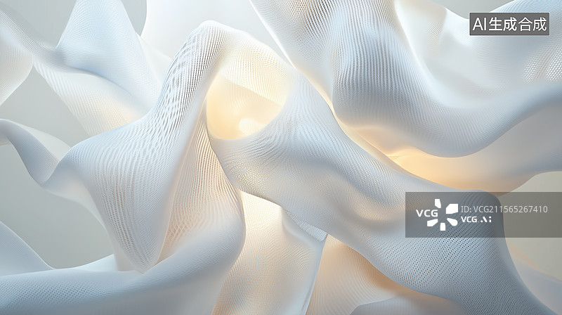 【AI数字艺术】抽象建筑的灵动光艺幻境图片素材