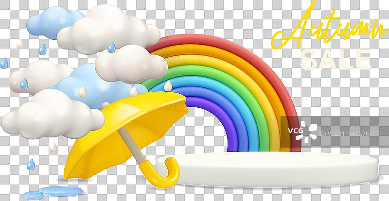 深色背景上的秋季促销网页横幅图片素材