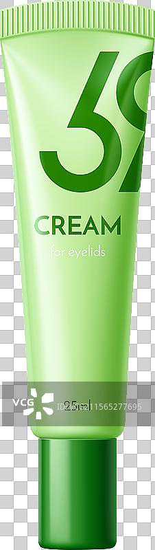 绿色护肤霜管化妆品包装模板图片素材