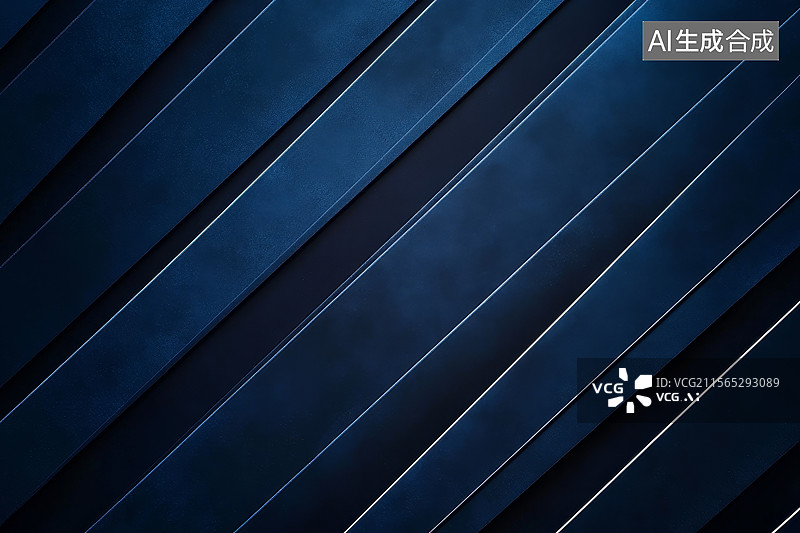 【AI数字艺术】深蓝色斜条纹背景图片素材