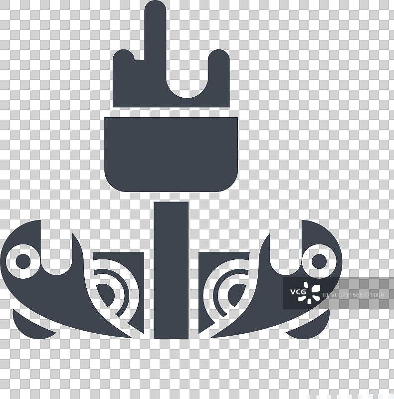 与城市象征相关的图标喷泉符号风格图片素材