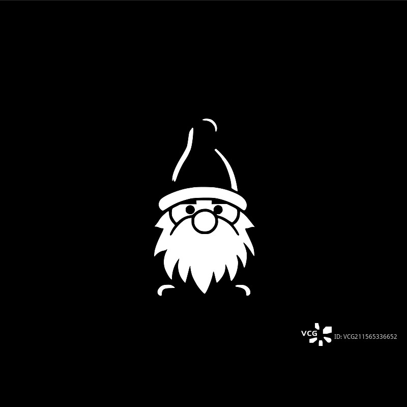 侏儒 - 黑白色图片素材