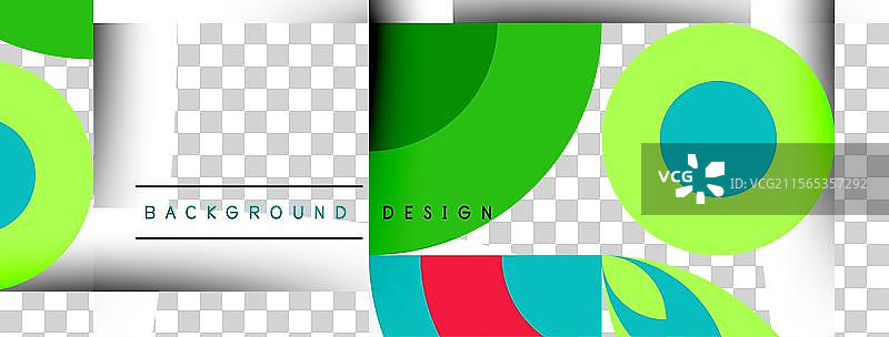 几何美丽的抽象圆形和花瓣图片素材