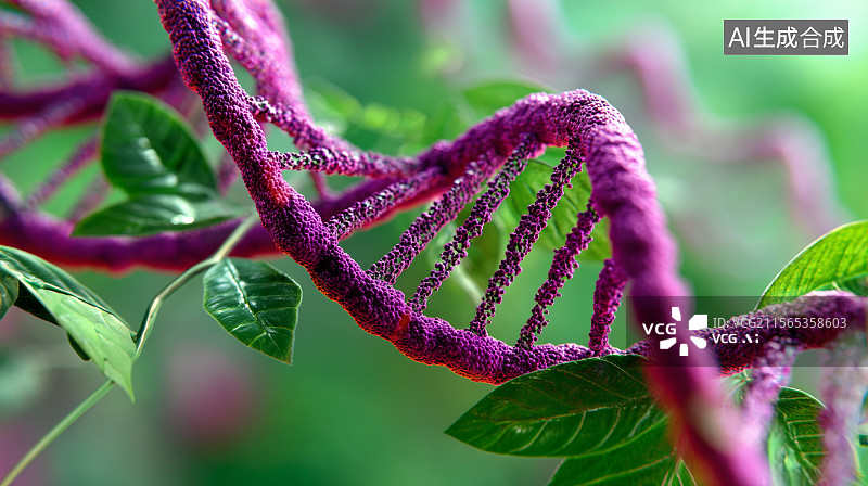 【AI数字艺术】植物DNA图片素材