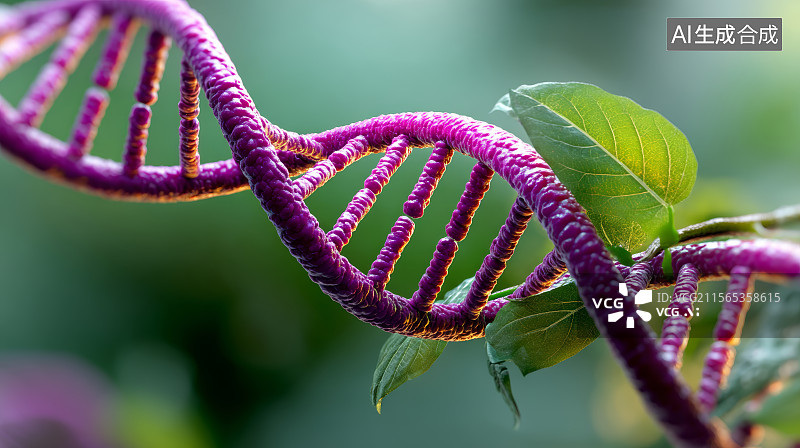 【AI数字艺术】植物DNA图片素材