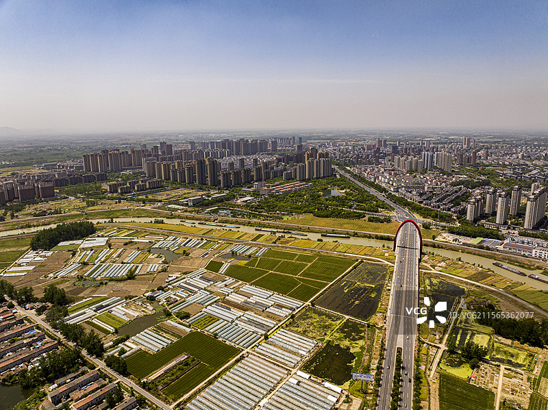 航拍安徽省滁州市全椒县风光图片素材