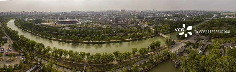 航拍安徽省滁州市全椒县风光图片素材