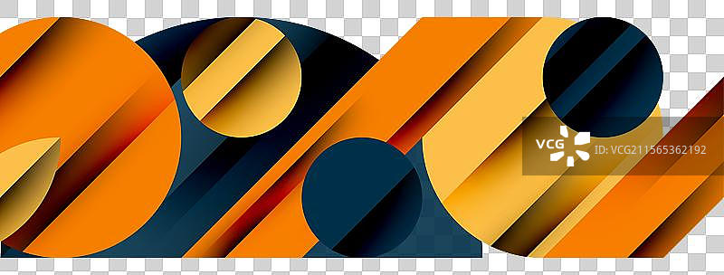 几何形状：圆形、方形、三角形，极简风格图片素材