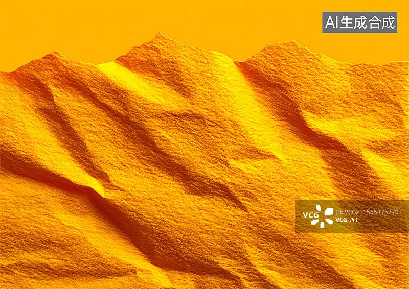 【AI数字艺术】皱纹纸张纹理的特写素材图片素材