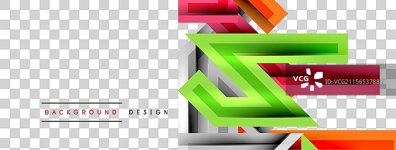 动态几何抽象背景中的锯齿线图片素材